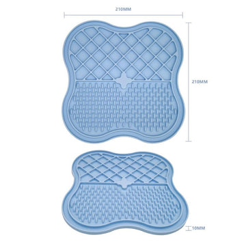 Lick Zen Cage Feeder - Silicone Clip-On Slow Lick Pad for Cage/Bowls