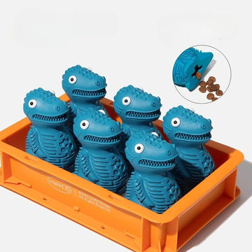 Chewable Treat Dispensing Dental Toy – Interactive Teeth-Cleaning Food Puzzle Toy for Dogs