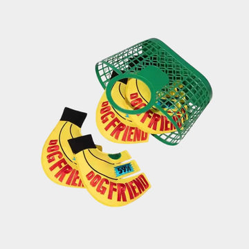Banana-Shaped Outdoor Training Flying Disc – for dog plush squeaky dog toy