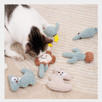 Catnip Plush Toy – Soft Cat Chew Toy with Natural Catnip