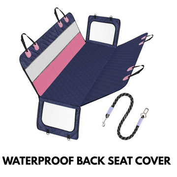Waterproof Back Seat Cover for Medium & Large Dogs|Easy-to-Clean, Anti-Slip Car Protector
