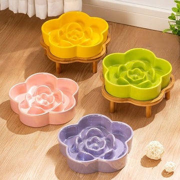 Large Ceramic Slow Feeder Bowl – dogs 10–20kg | Fits Elevated Stands