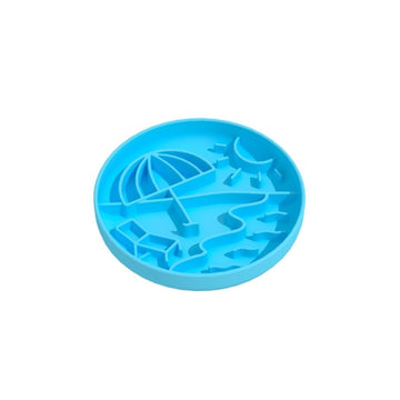 summer~Silicone Lick Mat for Dogs – Slow Feeder, Anxiety Relief, Freezable Treat Pad with Suction Base