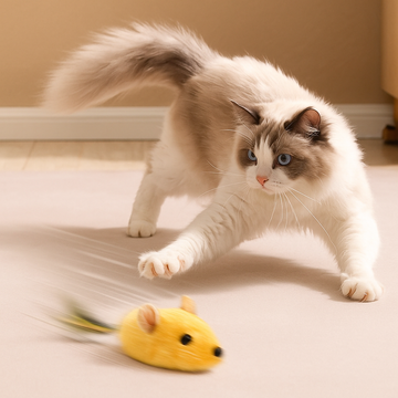 Smart Rechargeable Remote-Control Realistic Mouse Toy – Interactive Cat Teaser