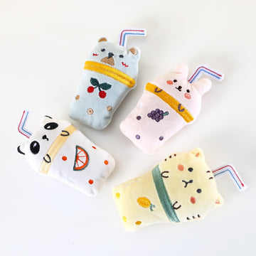4-Pack Catnip Toys for Cats – Soft Plush Chew Toys for Biting, Kicking, and Interactive Play