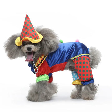 Halloween Pet Costume Shirt for Dogs – Funny Festive Outfit in Cotton-Like Fabric, Comfy & Cute