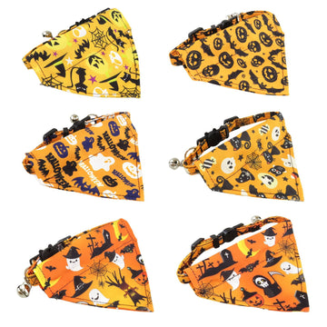 Halloween Pet Collar for Small Dogs & Cats – Festive, Adjustable, Comfortable