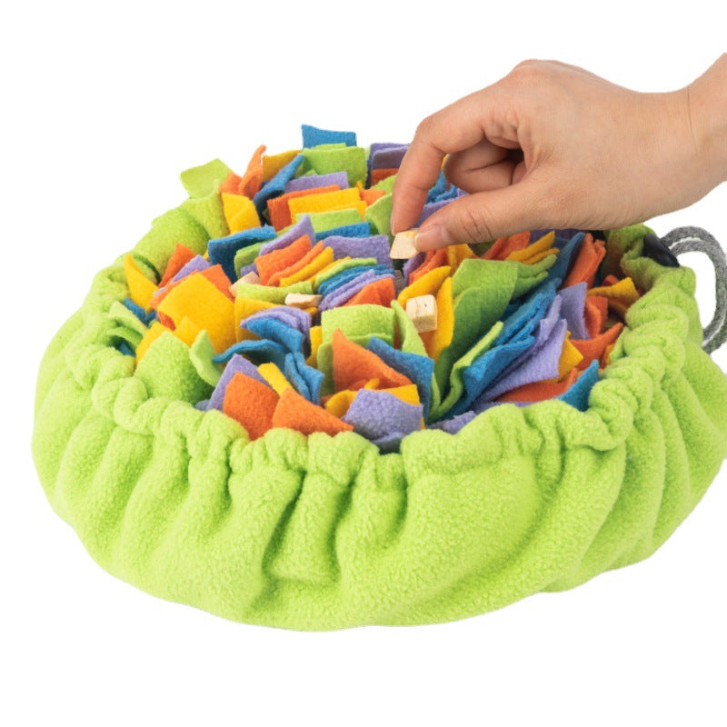 Grass-Style Snuffle Mat for Dogs – Adjustable Difficulty Treat Hiding Enrichment Mat