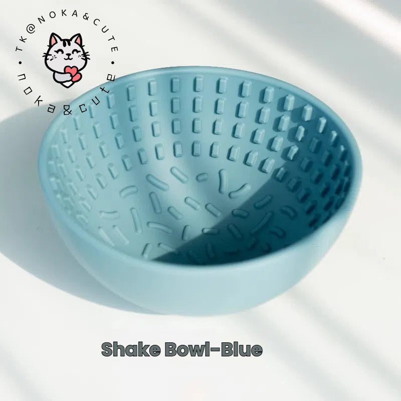 Small and medium-sized dog slow food bowl, silicone licking pad, licking plate, shaking bowl, pet cat puzzle, leakage, hidden food, rich toys