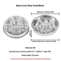 304 Stainless Steel Pet Bowl, Cat Bowl, Dog Bowl, Anti-Tip Design, Non-Slip, Anti-Choking, Slow Feeder Dog Bowl - NoKa&AuroraStone