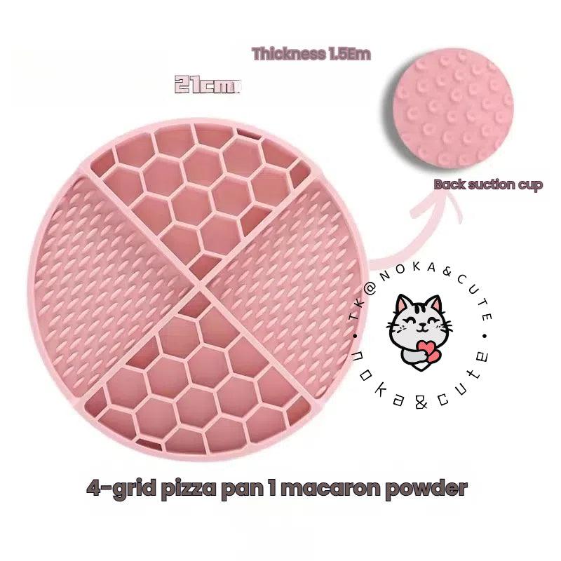 Small and medium-sized dog slow food bowl, silicone licking pad, licking plate, shaking bowl, pet cat puzzle, leakage, hidden food, rich toys - NoKa&AuroraStone