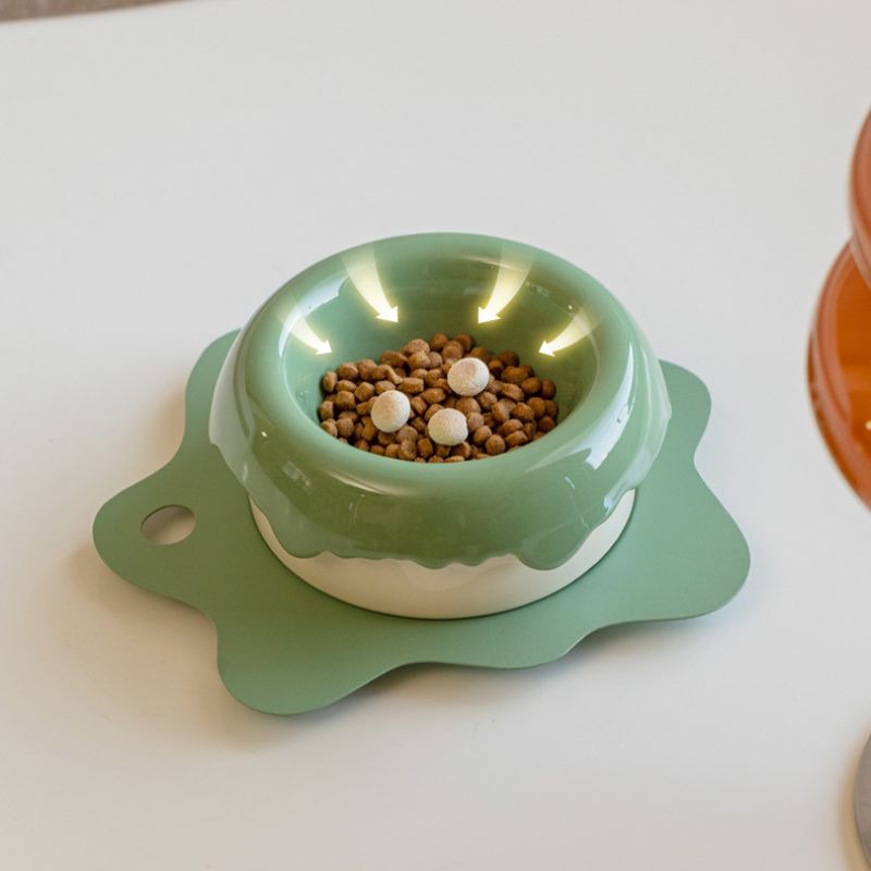 3pcs Detachable 3-in-1 Donut Pet Bowl | Separate Food & Water • Easy-Clean • Non-Slip Base