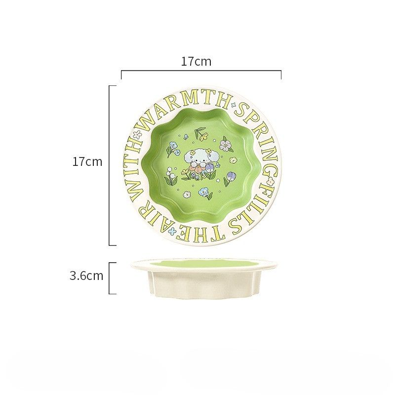 Tulip-Shaped Raised Pet Bowl