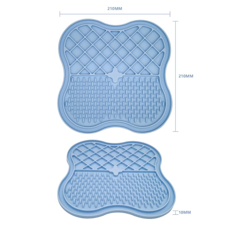 Lick Zen Cage Feeder - Silicone Clip-On Slow Lick Pad for Cage/Bowls
