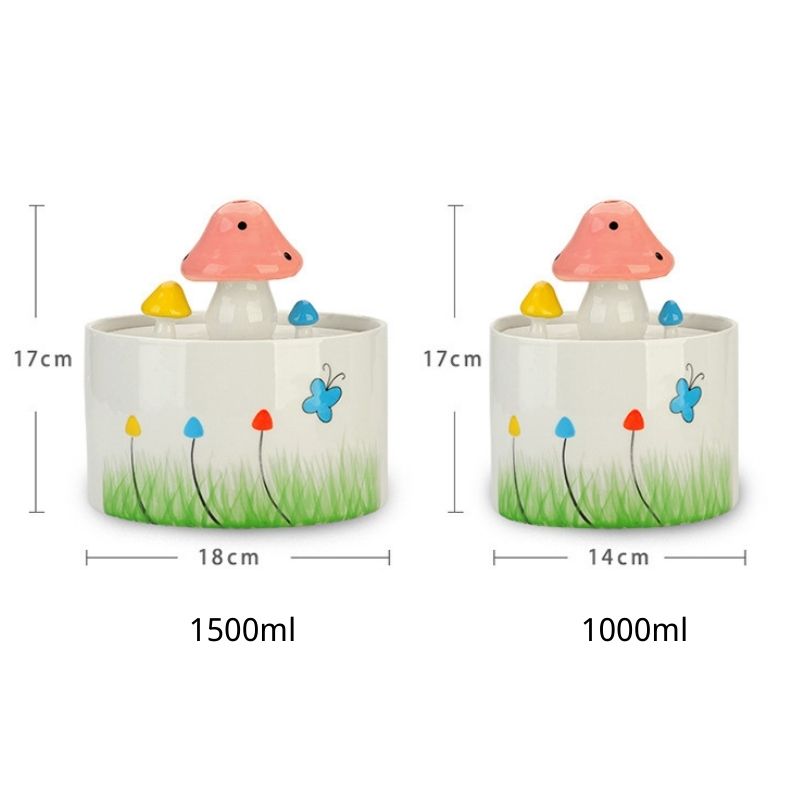 Ceramic Automatic Cat&small dog Water Fountain