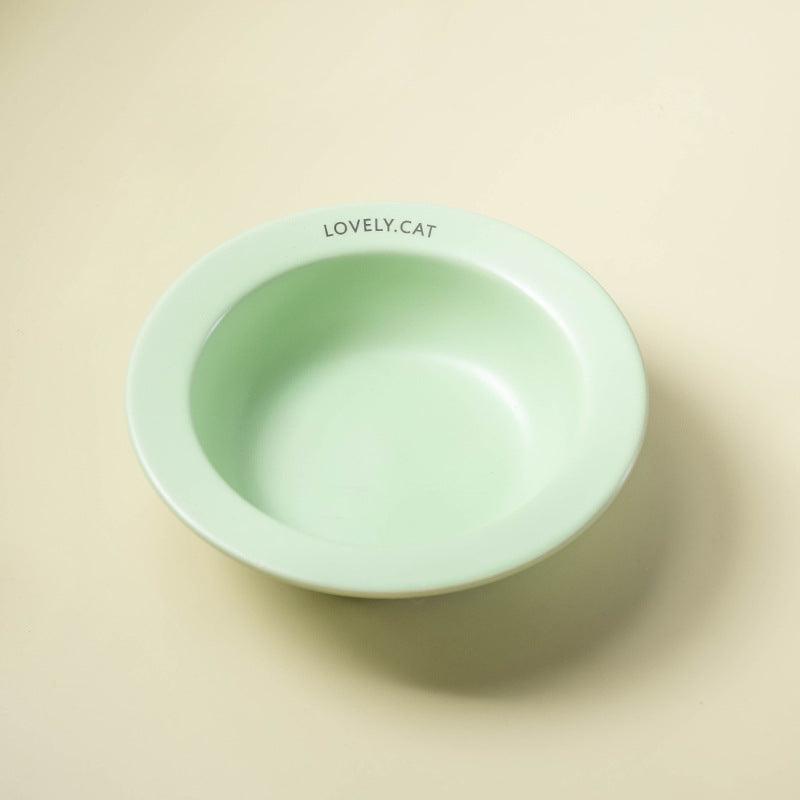 Pet Bowl ceramic dog cat bowl non-black chin cat dog food bowl drinking water Slow Food Bowl wholesale - NoKa&AuroraStone