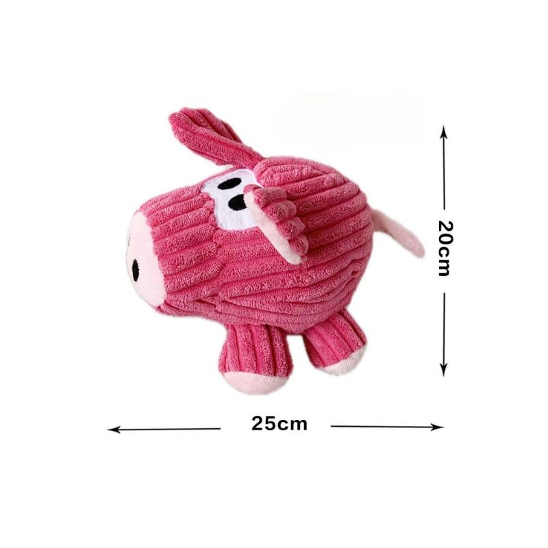 Soft Chew Squeaky Toy for Dogs – Durable Plush Sound Toy for Teething and Play