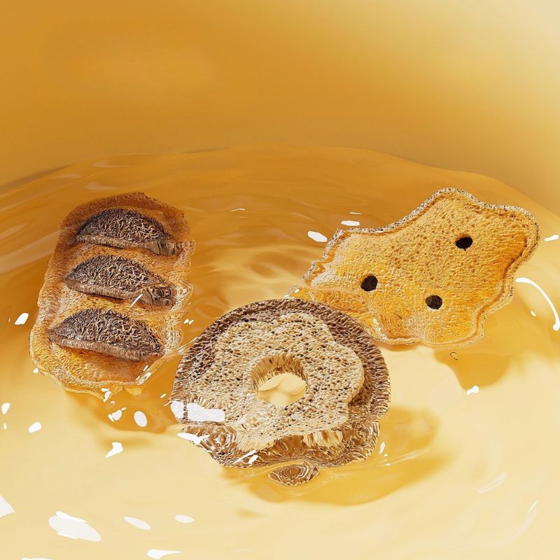 3pcs Loofah Cat Chew Toy – Self-Play Enrichment for Boredom Relief, Teeth Cleaning