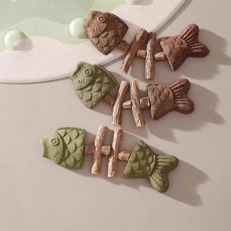 Catnip Fishbone Toy