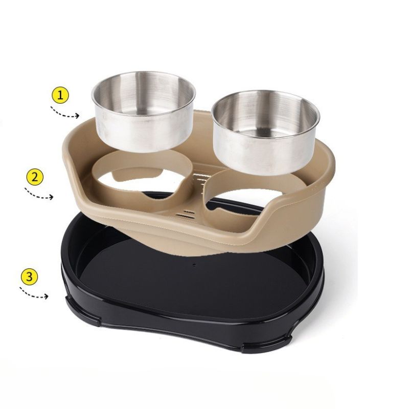 Clean Feeding Solution for Pets | Raised Anti-Splash Bowl for Small Pets
