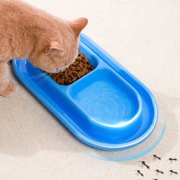 Anti-Ant Dual Pet Bowl | PP Material, Dishwasher Safe & Easy to Clean