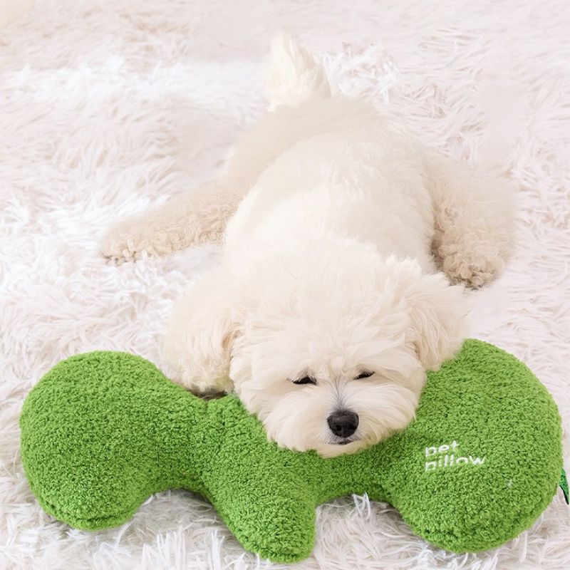 Geometric Dog Pillow – Soft Pet Hugging Cushion for Sleeping and Comfort