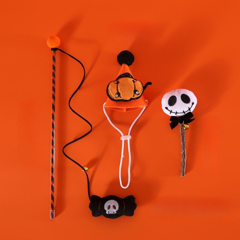 Halloween Cat Toy Set –3pcs