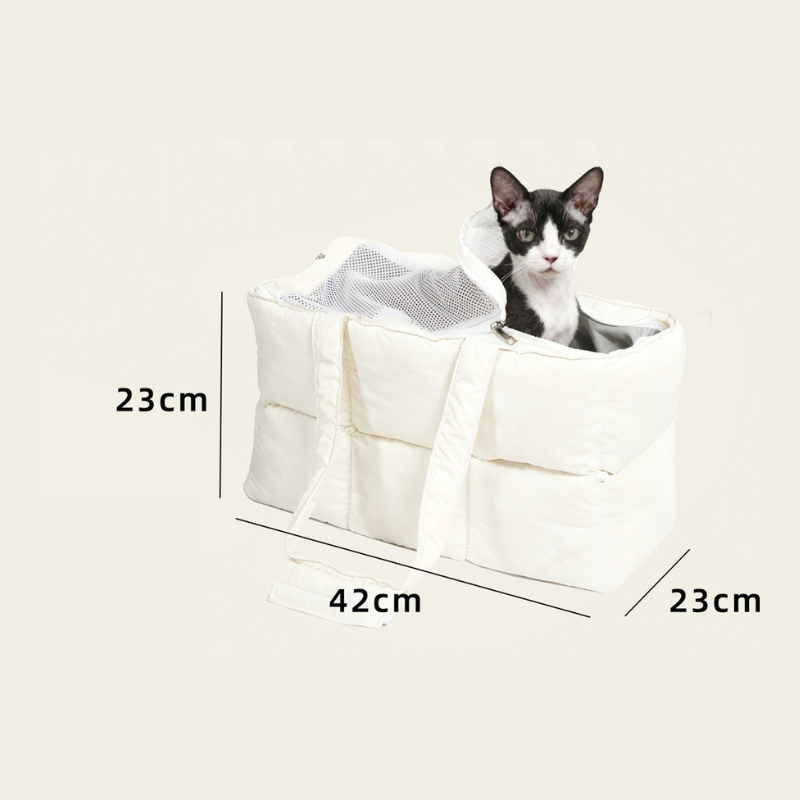 Lightweight Single-Shoulder Pet Carrier – For Cats & Small Dogs