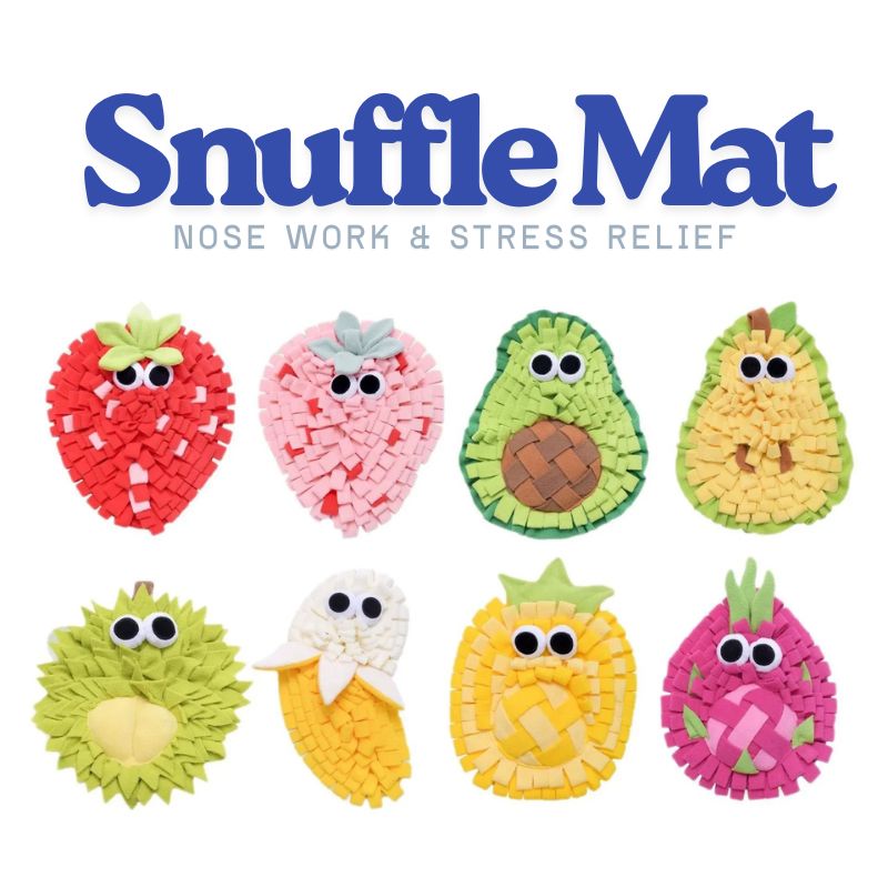 Snuffle Mat for Dogs & Cats – Enrichment Feeder Pad for Nose Work & Stress Relief