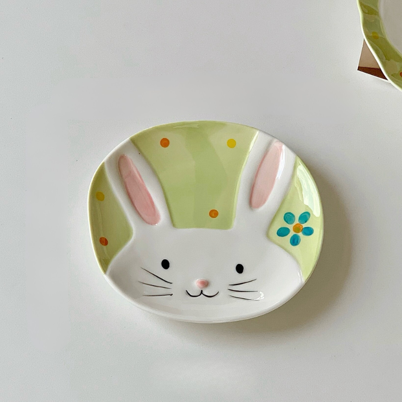 6-Inch Ceramic Cat Plate