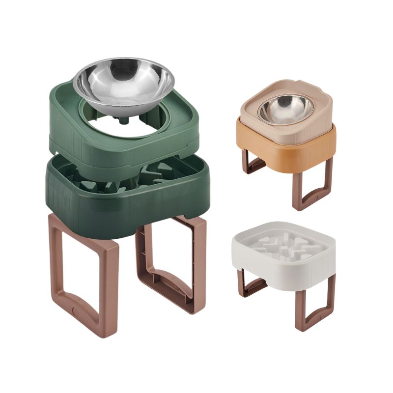 Medium/Large Elevated Pet Bowl – 3-in-1 Stand Set