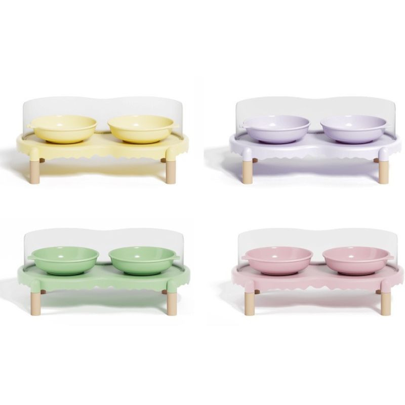 Elevated Ceramic Pet Bowl with Stand – Cat & Dog Feeder,  Healthy Eating Posture