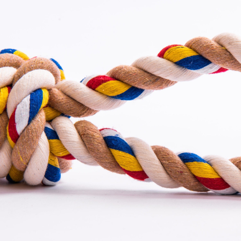 XXL Eco Cotton Rope Toy for Dogs – Extra-Large Knotted Chew Toy 60cm