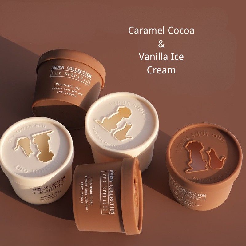 Pet-Friendly Room Fragrance – Vanilla Ice Cream Scent for Odor Removal & Cozy Living
