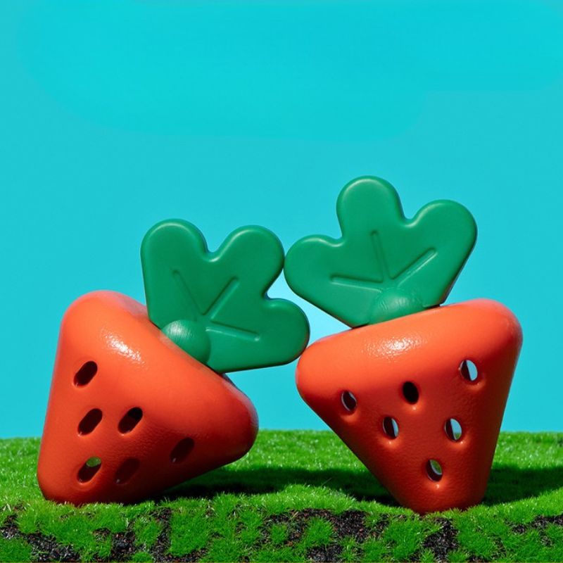 Strawberry Treat Dispensing Toy – Interactive Chew Toy for Dogs,  Anxiety Relief