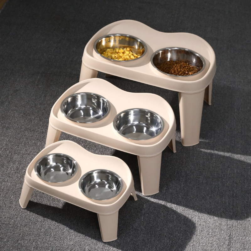 Elevated Stainless Steel Durable Dog Bowls set for Large Breeds  XXXL