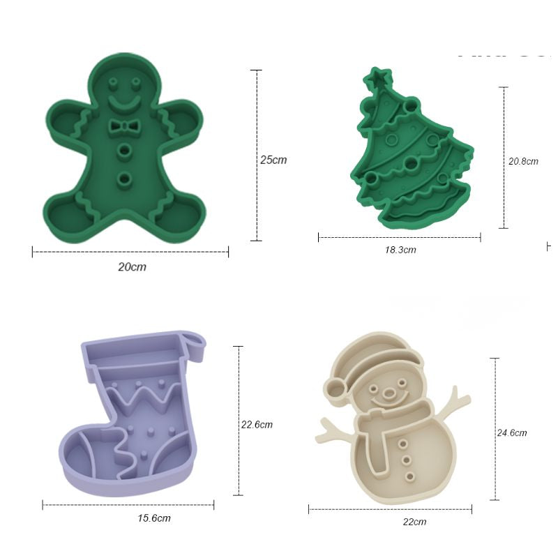 Two-in-one Christmas Theme Dog Pet Lick Pad Christmas Stocking Cats and Dogs Double-sided Slow Food Bowl Pet Pad Silicone Lick Pad Slow Food Plate Mat - NoKa&AuroraStone