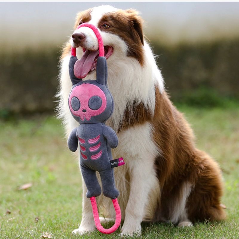 Durable Tug-of-War rope toy Dog Toy with Squeaker –  Medium and Large Dogs
