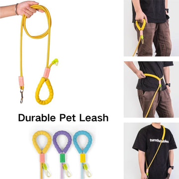 Hands-Free Pet Leash – Adjustable Shoulder or Waist Strap Dog Leash for Outdoor Walking and Running