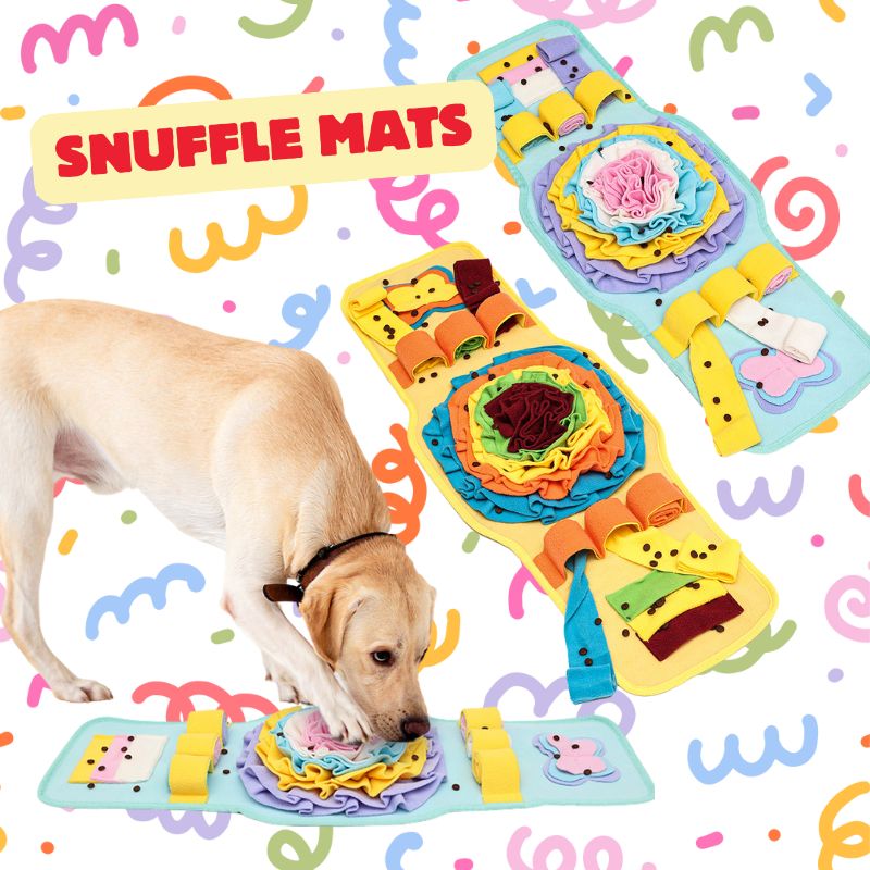 Pet Snuffle Mat | Interactive Slow Feeder Toy | Enhances Scent Exploration & Relieves Stress