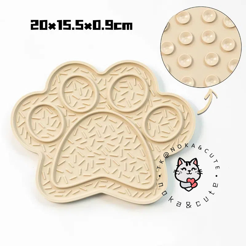 Small and medium-sized dog slow food bowl, silicone licking pad, licking plate, shaking bowl, pet cat puzzle, leakage, hidden food, rich toys