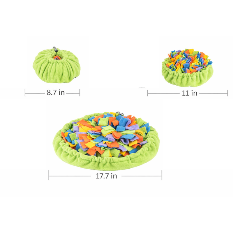 Grass-Style Snuffle Mat for Dogs – Adjustable Difficulty Treat Hiding Enrichment Mat