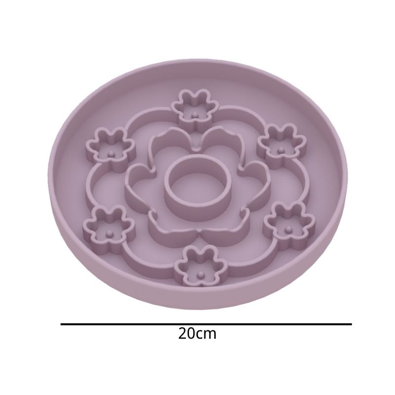 Silicone Slow Feeder Bowl for Medium & Large Dogs｜20cm Anti-Choke Design｜Non-Slip