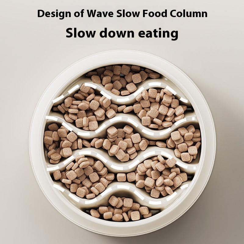 Dog Slow Food Bowl, Cat Bowl, Dog Food Bowl, Anti-knock over Pet Rice Bowl, Kitten, Puppy, Puppy Eating Slow Food Bowl - NoKa&AuroraStone