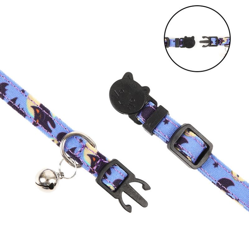 2pcs Halloween Pet Collar for Small Dogs & Cats – Festive, Adjustable, Comfortable
