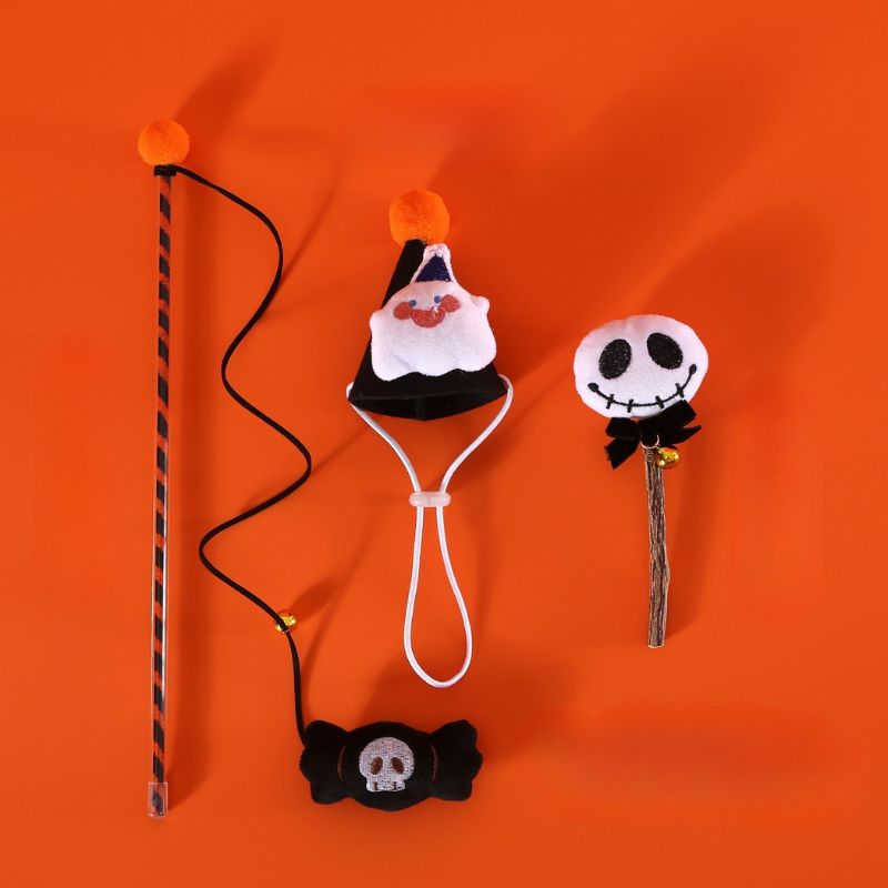 Halloween Cat Toy Set –3pcs