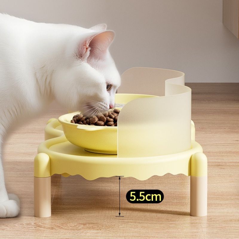 Elevated Anti-Spill Pet Bowl Stand – Stable, Non-Slip Base, Easy to Clean