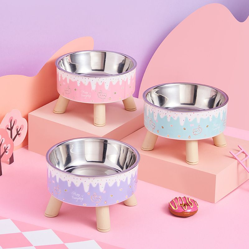 Whisker-Safe Elevated Pet Bowl | Stable Raised Stand & Durable Stainless Steel