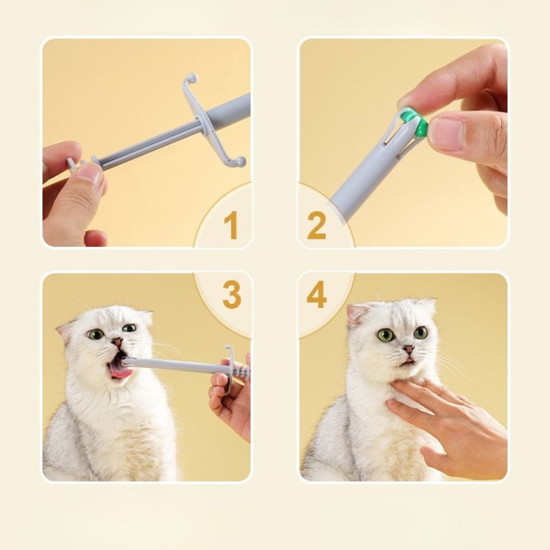 Pet Pill Dispenser for Tablets & Capsules | Safe Oral Pill Shooter for Dogs & Cats