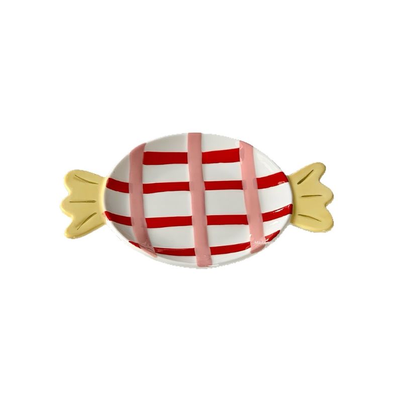 Ceramic Cat Food Plate for Wet Food | Shallow Dish, Whisker-Friendly 13cm